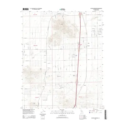 2015 Map of Soledad Mountain, 2015 Print
