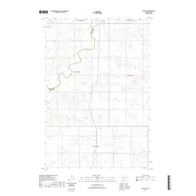 2018 Map of Solen SW, 2018 Print