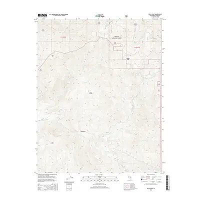 2015 Map of Solo Peak, 2015 Print