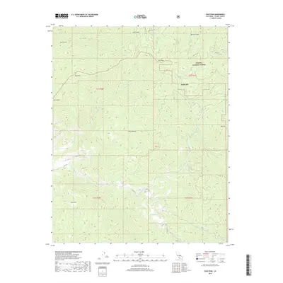 2018 Map of Solo Peak, 2018 Print