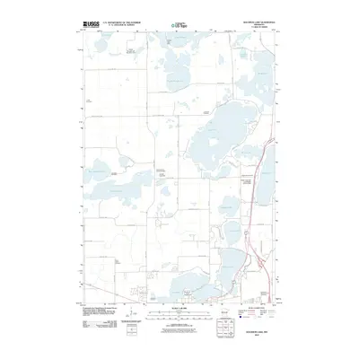 2010 Map of Solomon Lake, 2010 Print