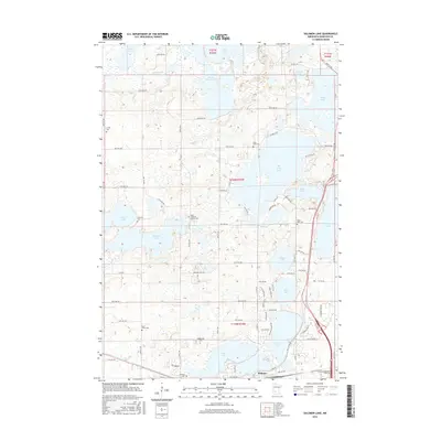 2016 Map of Solomon Lake, 2016 Print