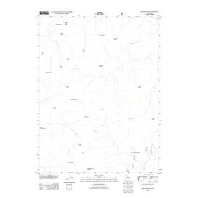 2012 Map of Solomon Peak, 2012 Print
