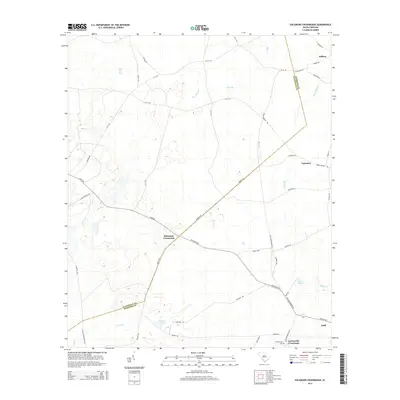 2014 Map of Solomons Crossroads, 2014 Print