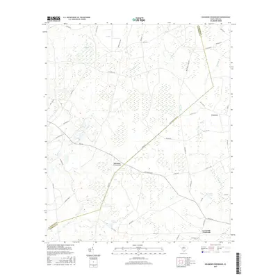 2017 Map of Solomons Crossroads, 2017 Print