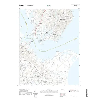 2019 Map of Solomons Island, 2019 Print