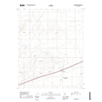 2018 Map of Solomons Knob, 2018 Print