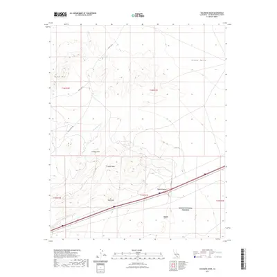 2021 Map of Solomons Knob, 2021 Print