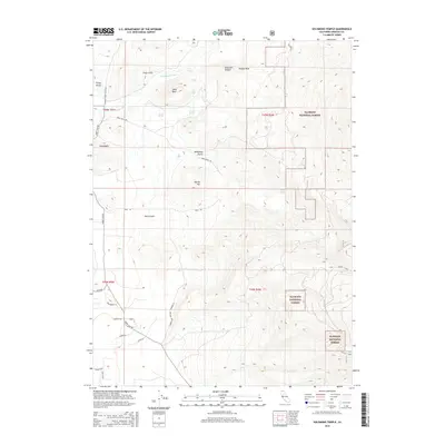 2015 Map of Solomons Temple, 2015 Print
