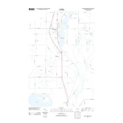 2013 Map of Solon Springs, 2013 Print