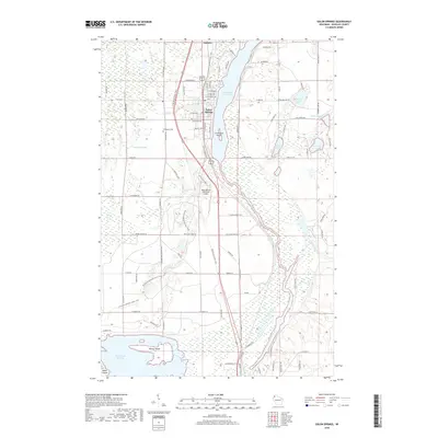 2018 Map of Solon Springs, 2018 Print