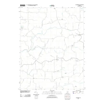 2010 Map of Solsberry, 2010 Print