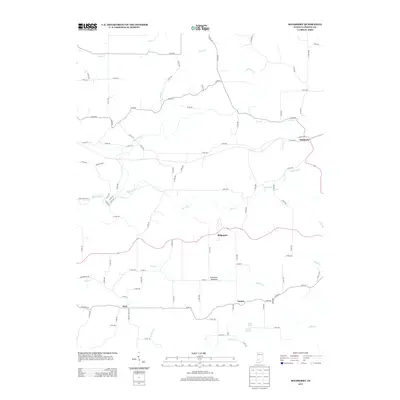 2013 Map of Solsberry, 2013 Print