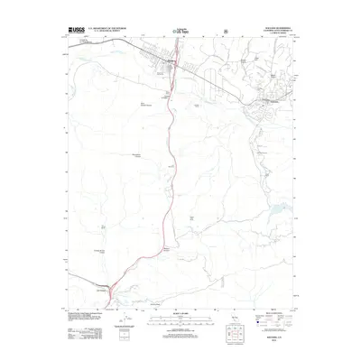 2012 Map of Solvang, 2012 Print