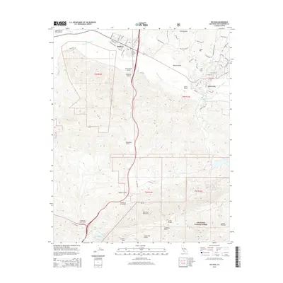 2015 Map of Solvang, 2015 Print