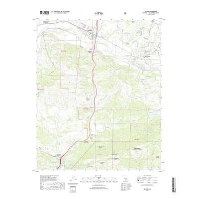 2018 Map of Solvang, 2018 Print