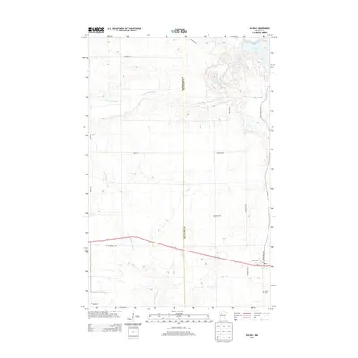 2013 Map of Solway, 2013 Print