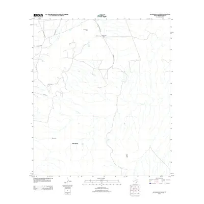 2012 Map of Sombrero Peak, 2012 Print