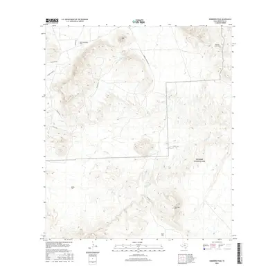 2016 Map of Sombrero Peak, 2016 Print