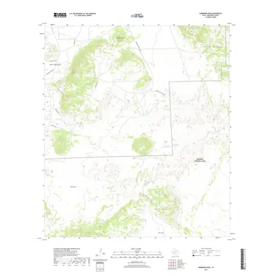 2019 Map of Sombrero Peak, 2019 Print