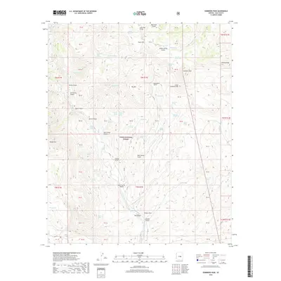 2018 Map of Sombrero Peak, 2018 Print