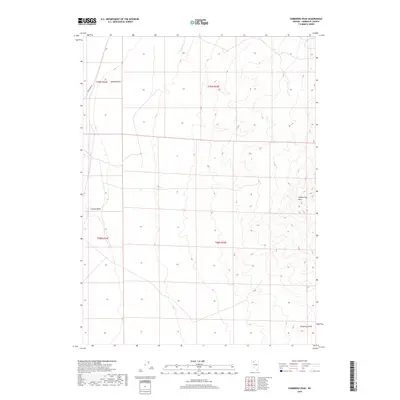 2018 Map of Sombrero Peak, 2018 Print