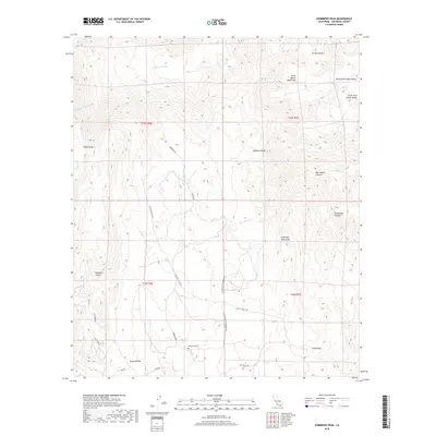 2018 Map of Sombrero Peak, 2018 Print