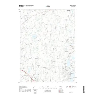 2018 Map of Somerset, 2018 Print