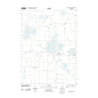 2011 Map of Somerset Center, 2011 Print