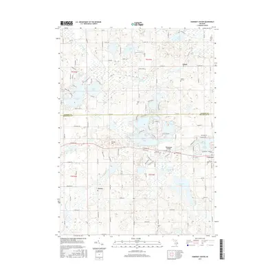 2017 Map of Somerset Center, 2017 Print