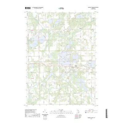 2023 Map of Somerset Center, 2023 Print