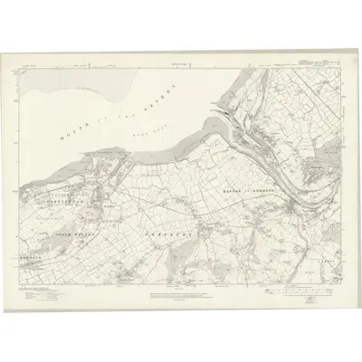 1912 Map of Somerset II, 1921 Print