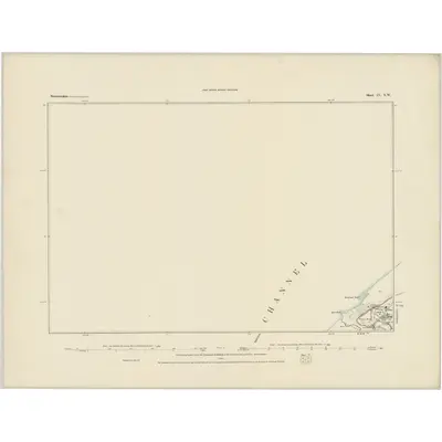 1882 Map of Somerset IV.NW, 1884 Print