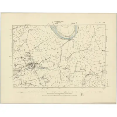 1886 Map of Somerset L.NW