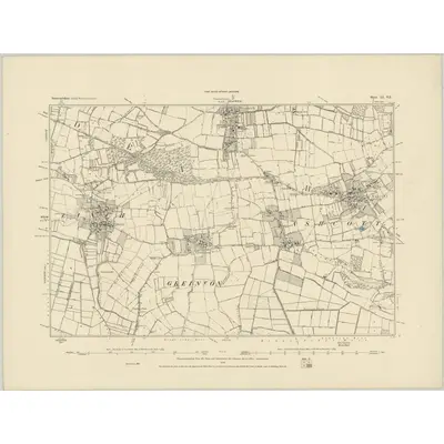 1885 Map of Somerset LI.SE