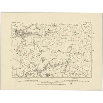 1885 Map of Somerset LIII.NE