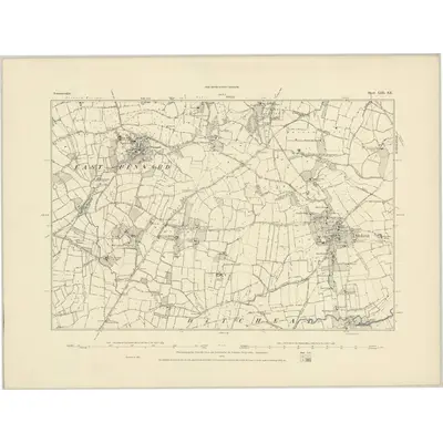 1885 Map of Somerset LIII.SE