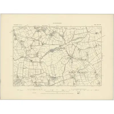 1885 Map of Somerset LIII.SW