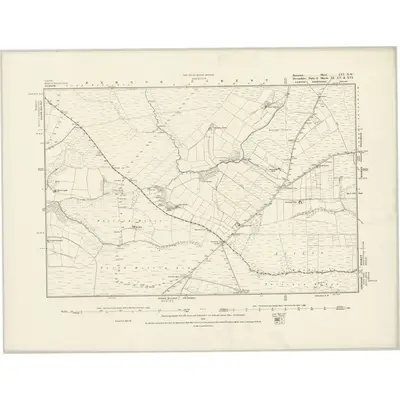 1887 Map of Somerset LVI.NW, 1889 Print