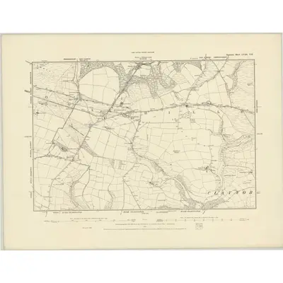 1887 Map of Somerset LVIII.NE