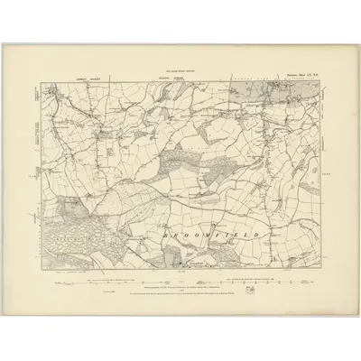 1887 Map of Somerset LX.NE