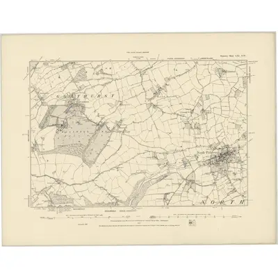 1887 Map of Somerset LXI.NW