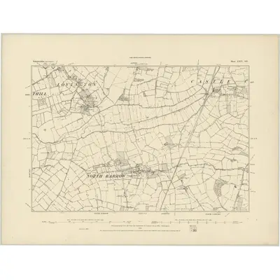 1885 Map of Somerset LXIV.SE