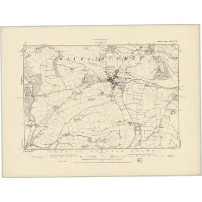 1887 Map of Somerset LXIX.NW
