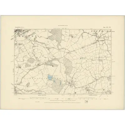 1885 Map of Somerset LXV.NE