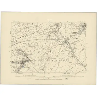 1885 Map of Somerset LXV.NW