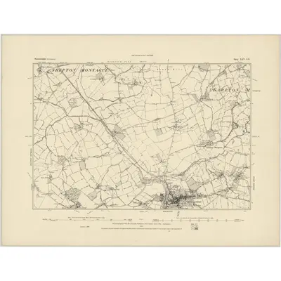 1885 Map of Somerset LXV.SE