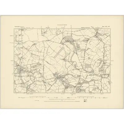 1885 Map of Somerset LXV.SW