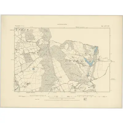 1885 Map of Somerset LXVI.NW