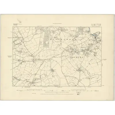 1885 Map of Somerset LXVI.SW